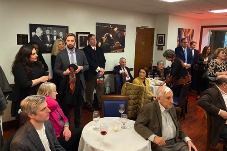 Audience members included diplomats, servicemembers, journalists, academics, think tank representatives, biographers, fraternity representatives, lawyers, and others.